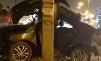 برخورد مرگبار «سراتو» با تیر چراغ برق