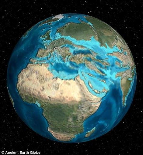 نقشه زمین در ۶۰۰ میلیون سال گذشته