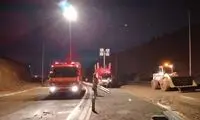 بلایی که سیلاب بر سر اتوبان معروف تهران آورد 