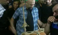 عکس: جناب خان در عزاداری بوشهر