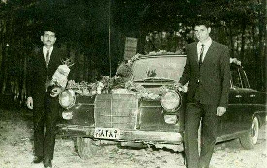 تزئینات ماشین عروس در دهه ۴۰