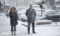 بارش برف و باران در آمریکا‎