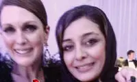 عکس سلفی ساره بیات و «جولین مور» در کن