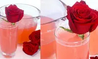لیموناد گل رز؛ نوشیدنیِ لحظات رمانتیک