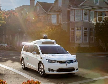 Waymo، ناوگان اتومبیل های خودران آلفابت