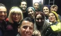 سلفی امین حیایی با بازیگران «محبوبه‌ها»