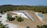 معماری خیره کننده ویلایی در یونان