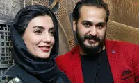 میلاد کی‌مرام و لیلا زارع همراه مردم در سینما ملت