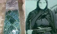 تصاویری از مزار قهرمان سریالِ «بانوی سردار»