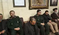 سردار تنگسیری و سردار سلیمانی در منزل شهید حاج قاسم