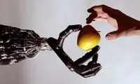 یادگیری ربات ها با حس لامسه