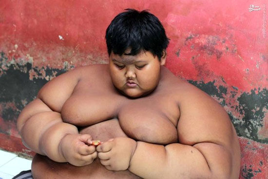 چاق‌ترین پسر دنیا +عکس