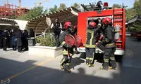 مانور اطفا حریق و تخلیه اضطراری در مشهد