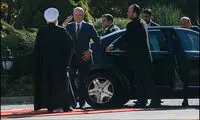 استقبال رسمی روحانی از رئیس جمهور عراق
