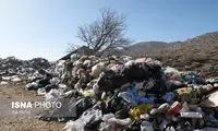 دفن غیر بهداشتی زباله‌ها در یاسوج