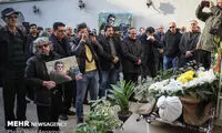مراسم تشییع ناصر انتظاری برگزار شد
