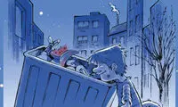 کاریکاتور: یلدای تلخ بی‌خانمان ها!