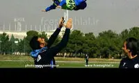 عکس: شوخی خطرناک حنیف عمران زاده