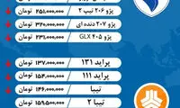 قیمت روز خودرو‌های داخلی