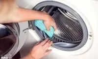 تمیز کردن ماشین لباسشویی با روشی ساده و ارزان 