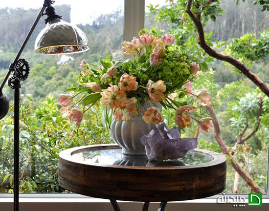شادابی منزل با گل آرایی های زیبا و ساده