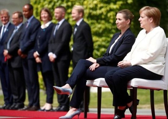 مرکل، نشسته از نخست‌وزیر دانمارک استقبال کرد