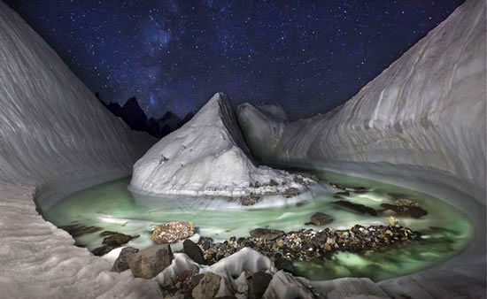 کوه های یخی کاراکورام در پاکستان +عکس