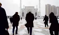 بازدید جان کری از مسجد قزاقستان +عکس