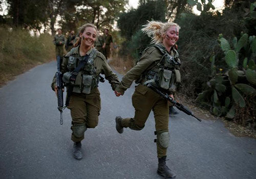 عکس: خدمت سربازی دختران در اسرائیل