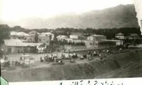 نمایی از میدان تجریش، شهریور ۱۳۳۷