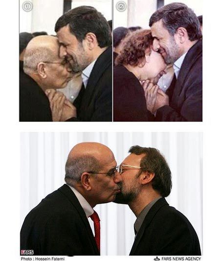 منشأ انتشار عکس احمدی نژاد و البرادعی