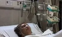 عکس: «رضا رویگری» در بستر بیماری