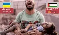 مقایسه تکان‌دهنده کودک‌کشی در اوکراین و غزه