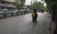 طولانی‌ترین خیابان تهران را آب برد! 