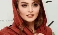 تیپ جذاب و پاییزی بازیگر سریال آوای باران 