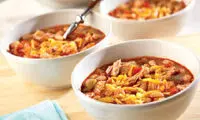 طرز تهیه خوراک بلغارستانی با مرغ و لوبیا