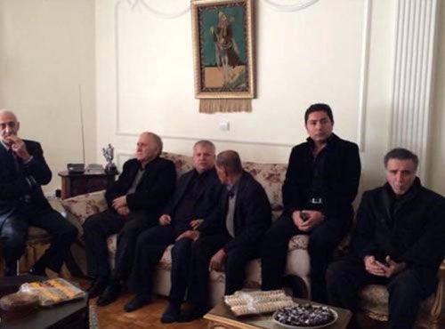 عکس: بزرگان پرسپولیس در منزل بهزادی