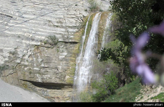 آبشار «اما» در زمستان هم دیدنی است!