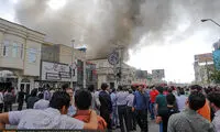 بازار مبل ايران در آتش سوخت /عکس