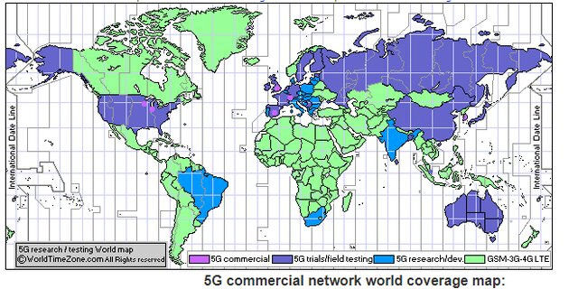 کدام کشور‌ها به توسعه شبکه ۵G اقدام کرده‌اند؟