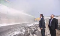 هواپیمای اسقاطی ماهان در فرودگاه آتش گرفت