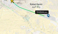 محل دقیق سقوط هواپیمای سانحه دیده!