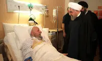 عیادت رئیس جمهور از آیت الله نورمفیدی