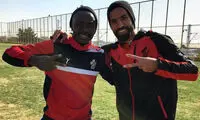 صادقی و منشا در تمرین پیکان آشتی کردند
