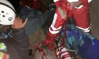نجات یک کوهنورد بعد از 16ساعت در دیزین