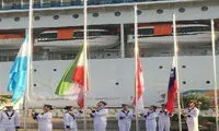 اهتزاز پرچم ایران در دهکده بازی‌های دانشجویان