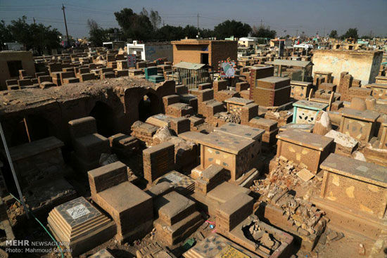 عکس: قبرستان وادی الاسلام