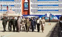 حضور رهبر معظم انقلاب در دانشگاه‌ افسری