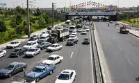 تک چرخ کامیون بنز در شهر ری! +عکس