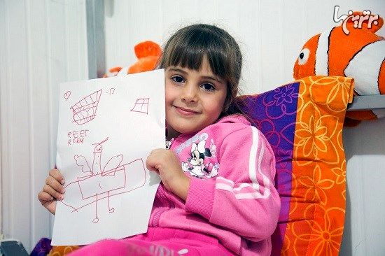رویای کودکان پناهنده در نقاشی هایشان